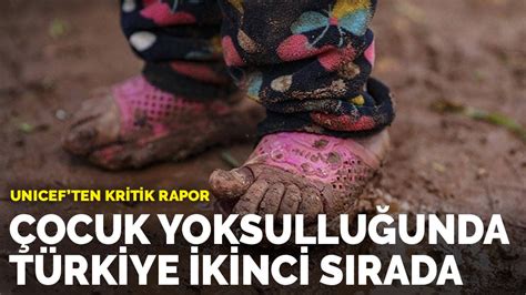 UNICEF: Türkiye çocuk yoksulluğunda ikinci sırada